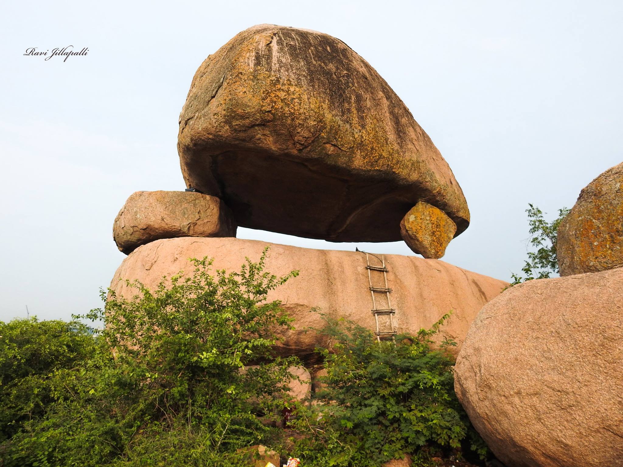 Mushroom rock at University of Hyderabad